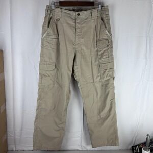 5.11 Tactical Pants Mens 34x30 Khaki Taclite Pro Ripstop‎ Cargo Outdoor 74273